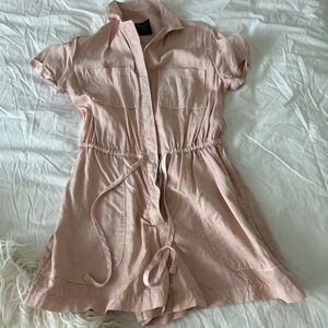 Pink Short Sleeve Romper
